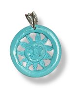 Pendentif Mandile 1922 Femme Cammei  in Argent Pasta di turchese 2MCICM201